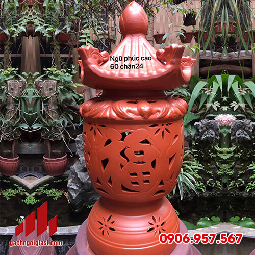Đèn Ngũ Phúc Rồng Phượng